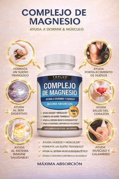 Complejo de Magnesio 8en1 🍃 IMPORTADO 🇺🇸